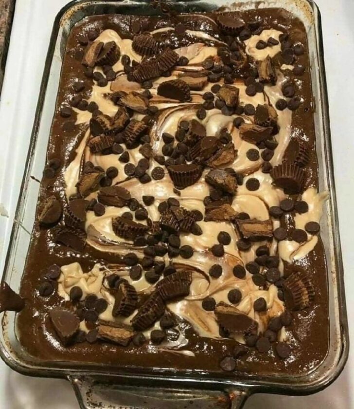 reeses chocolate peanut butter cup earthquake cake Phitip Recipes