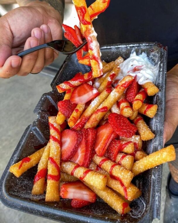 Strawberry Funnel Cake Fries Phitip Recipes