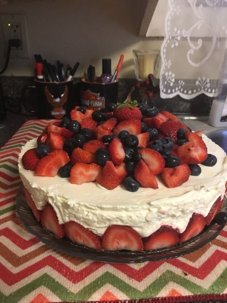 Strawberry shortcake cheesecake Phitip Recipes