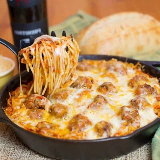 BAKED SPAGHETTI AND MEATBALLS Phitip Recipes