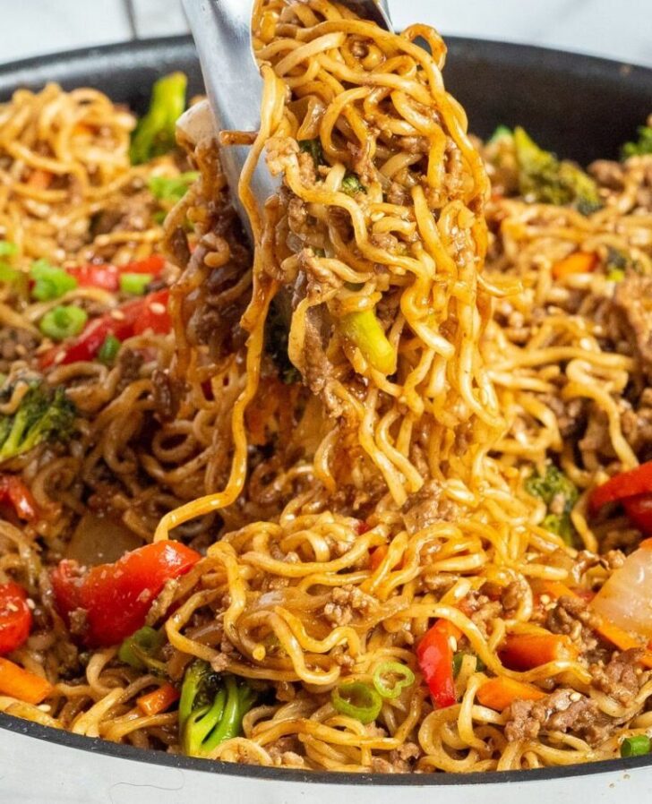Ground Beef Ramen Skillet Phitip Recipes