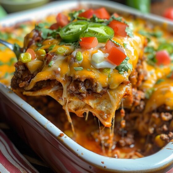BEEF ENCHILADA CASSEROLE Phitip Recipes