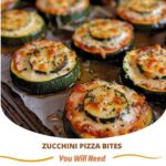 "Zucchini Pizza Bites topped with melted cheese, marinara sauce, and fresh herbs, offering a healthy and low-carb alternative to traditional pizza. Perfectly baked for a savory snack or appetizer."