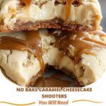 Caramel Cheesecake Cookies – A Decadent Combination of Soft Cookie, Creamy Cheesecake Center, and Sweet Caramel Drizzle