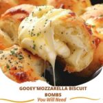 Gooey Mozzarella Biscuit Bombs – Melt-in-Your-Mouth Biscuits Stuffed with Gooey Mozzarella Cheese