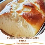 freshly baked loaf of homemade bread with a golden brown crust, sliced to reveal its soft, fluffy interior, served on a wooden cutting board.