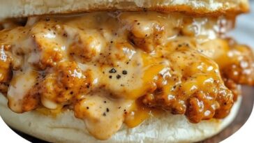 Cajun chicken sloppy joes with a spicy, flavorful chicken mixture piled on toasted buns, garnished with fresh cilantro, and served on a plate.