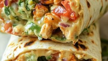 Chipotle Ranch Grilled Chicken Burrito
