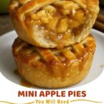 Golden-brown mini apple pie bites wrapped in crescent dough, sprinkled with cinnamon sugar, and arranged on a plate.